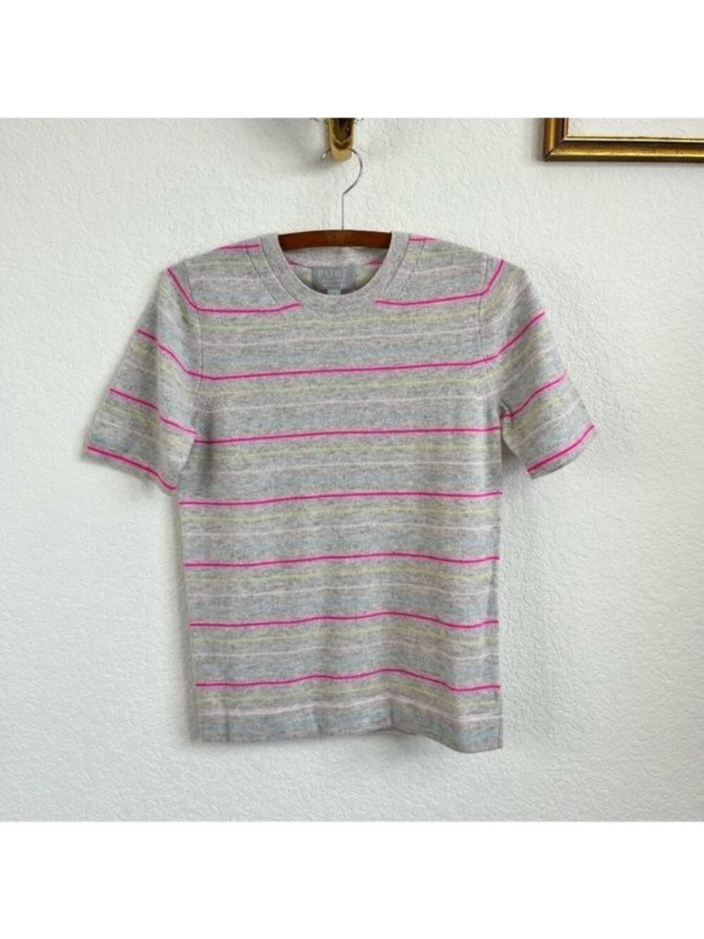 Pure Collection Cashmere Striped Sweater